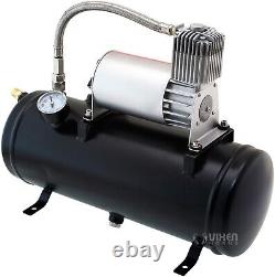 1.5 Gal Air Tank/150 Psi Compressor Onboard System Kit F/ Train Horn 12v Vxo8530