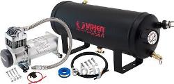 1.5 Gal Air Tank/200 Psi Compressor Onboard System Kit F/ Train Horn 12v Vxo8315