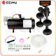 12V 4 Trumpet 150psi Air Compressor Train Horn Kit Fits For Car Truck Train Boat