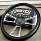 14 Billet Steering Wheel with Black SS Horn & Boss Kit for 1967 Chevelle, El Cam