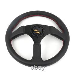 14 Genuine Leather Steering Wheel Quick Release Hub Adapter For Civic EK 96-00