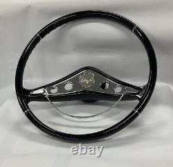 1958 1959 1960 Chevrolet Impala Custom 15 Inch Steering Wheel With Chrome Horn Cap