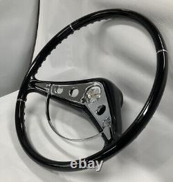 1958 1959 1960 Chevrolet Impala Custom 15 Inch Steering Wheel With Chrome Horn Cap