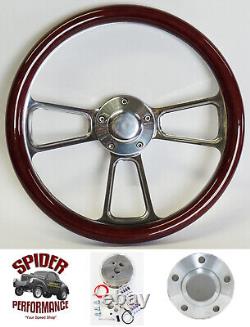 1960-1969 Chevy pickup steering wheel 14 WOOD BILLET