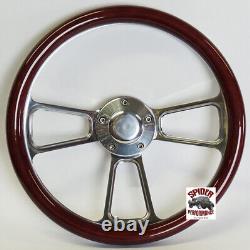 1960-1969 Chevy pickup steering wheel 14 WOOD BILLET