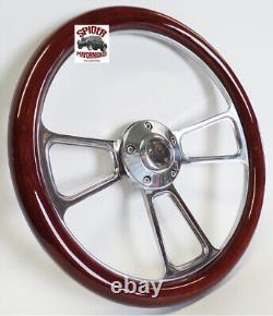 1960-1969 Chevy pickup steering wheel 14 WOOD BILLET