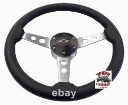 1960-1969 Chevy pickup steering wheel BOWTIE 14 CLASSIC LEATHER