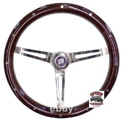 1961-1963 Buick steering wheel 15 MUSCLE CAR MAHOGANY WOOD