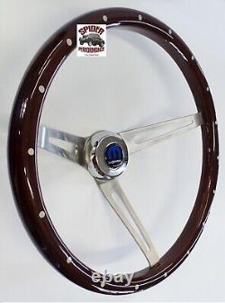 1961-1966 Dodge steering wheel MOPAR 15 MUSCLE CAR MAHOGANY