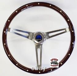 1961-1966 Dodge steering wheel MOPAR 15 MUSCLE CAR MAHOGANY