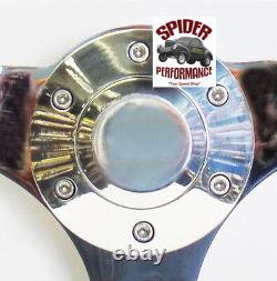 1963-1964 Ford Falcon steering wheel 14 BLACK WOOD RIVET