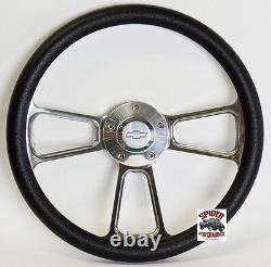 1964-1966 Chevrolet steering wheel 14 BOWTIE POLISHED BILLET