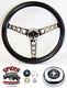 1965-1969 Mustang steering wheel PONY 14 1/2 CLASSIC CHROME