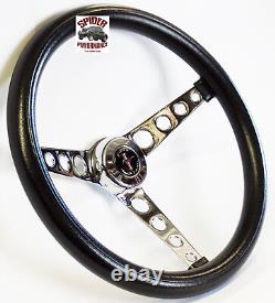 1965-1969 Mustang steering wheel PONY 14 1/2 CLASSIC CHROME