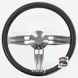 1967 Camaro steering wheel BOWTIE 14 DOUBLE BARREL BILLET