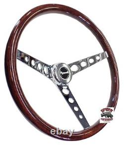 1968-1969 Plymouth steering wheel 15 CLASSIC WOOD