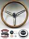 1968-1969 Plymouth steering wheel 15 MUSCLE CAR WALNUT WOOD rim