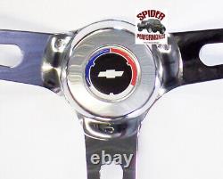 1969-1981 Camaro steering wheel CLASSIC BOWTIE 15 MUSCLE CAR CHROME