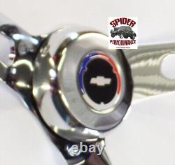 1969-1981 Camaro steering wheel CLASSIC BOWTIE 15 MUSCLE CAR CHROME