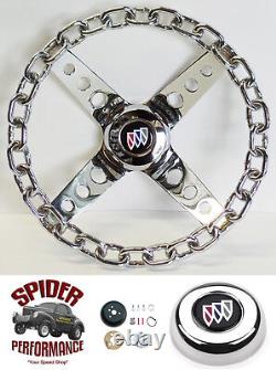 1969-1989 Buick steering wheel 11 CHROME CHAIN