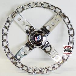 1969-1989 Buick steering wheel 11 CHROME CHAIN