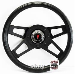 1969-1989 Pontiac steering wheel 13 1/2 BLACK 4 SPOKE