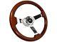 1969-85 Chevrolet Impala Sport 6 Bolt Mahogany Wood Steering Wheel Kit, Impala