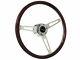 1969-88 Chevrolet Nova 6-Bolt 15 Classic Espresso Wood Steering Wheel Kit