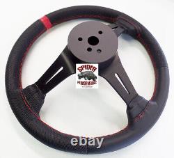 1974-1993 Volkswagen steering wheel 13 3/4 RED LINE