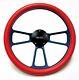 1974-1994 GMC C-Series Pick-Up Truck Red & Black Steering Wheel Full Kit