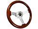 1978-91 Ford Bronco 6-Bolt Classic Brush Mahogany Wood Steering Wheel Brush Kit