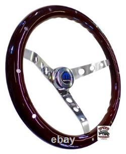 1982-1991 Dodge pickup steering wheel TILT 15 CLASSIC MAHOGANY