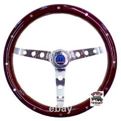 1982-1991 Dodge pickup steering wheel TILT 15 CLASSIC MAHOGANY