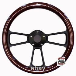 1982-1994 S-10 truck S-10 Blazer steering wheel 14 WOOD BLACK BILLET