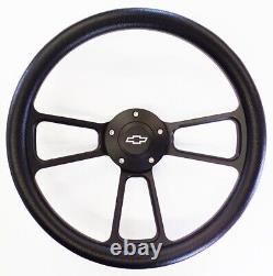 1982-1994 S-10 truck S-10 Blazer steering wheel BOWTIE 14 BLACK BILLET