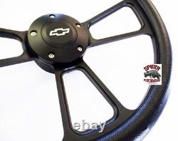 1982-1994 S-10 truck S-10 Blazer steering wheel BOWTIE 14 BLACK BILLET