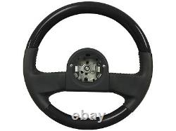 1984-89 C4 Corvette Black Wood/Leather Steering Wheel Kit, OE# 9768988