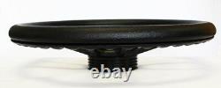 1995-99 Chevrolet Full Size Pick Up Black on Black Steering Wheel 14 Bowtie Cap