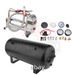 200 Psi Air Compressor 5 Gal Air Tank Onboard System Kit For Train Boat Horn