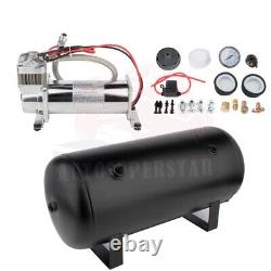 200 Psi Air Compressor 5 Gal Air Tank Onboard System Kit For Train Boat Horn