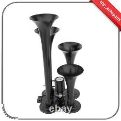 200psi 3 GAL 4 Trumpets Air Tank Train Horn Loud Kit for Truck Car Semi System