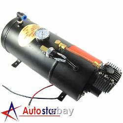 3-Trumpet Train Air Horn Kit 150 PSI 150db Air System With 12V Air Compressor