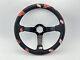 350mm Akatsuki Clouds Naruto steering wheel Fit 6 Hole Hub Fit Nardi Vertex NRG