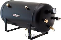 5 GALLON 8 PORTS AIR TANK KIT With GAUGE & SWITCH TRAIN HORNS/SUSPENSION VXT5000