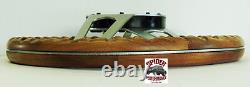 74-91 Blazer 82-94 Chevy Van steering wheel BLUE BOWTIE 13 1/2 WALNUT 4 SPOKE