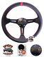 78-91 Bronco Ford pickup steering wheel 13 3/4 RED LINE