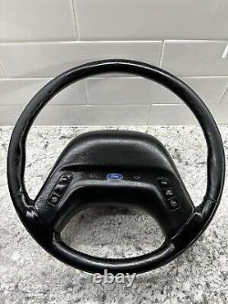 89-92 Ford Explorer (Ranger) steering wheel withcruise control horn pad Leather