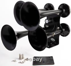 Air Train Horn 12v 4trumpet For Cars, Suv And Trucks Loud Viking Horns