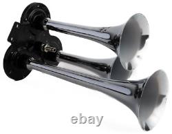 Air Train Horn 12v Three Trumpet For Cars, Suv And Trucks Loud Viking Horns