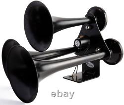 Air Train Horn 12v Three Trumpet For Cars, Suv And Trucks Loud Viking Horns